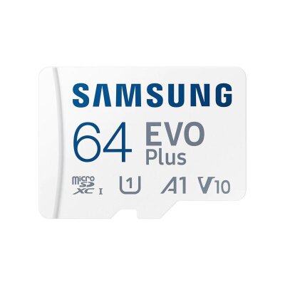 Карта памяти Samsung evo plus microSD 64gb MB-MC64KA/SA/APC, 1663896