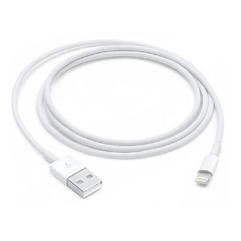 Кабель Apple Lightning - USB Cable (1 m), бел,MQUE2ZM/A+MXLY2ZM/A+MD818ZM/A, 891123