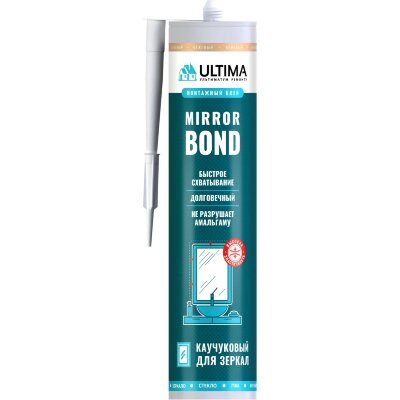 Клей для зеркал ULTIMA Mirror Bond бежевый 280 ml, 2404935
