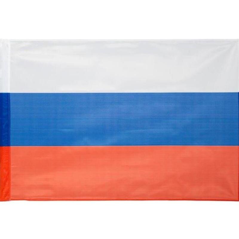 Флаг РФ 225х150 см, уличный, флажная сетка, 1604479