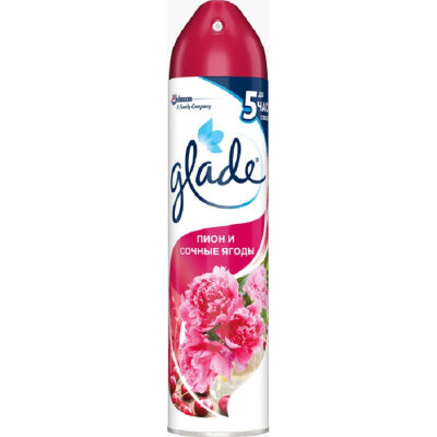 Освежитель воздуха GLADE Пион и сочные ягоды 300мл, 943926