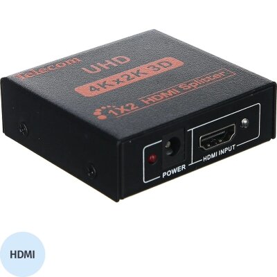 Разветвитель HDMI 1=>2 4k@30 HZ Telecom <TTS7000, 2390360