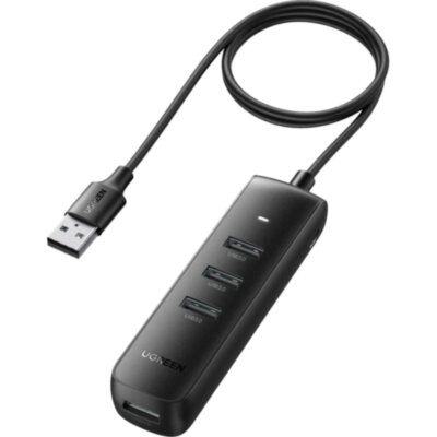 Разветвитель USB Ugreen CM416 (80657) USB 3.0 4-Port Hub. 1м/черный, 1796207