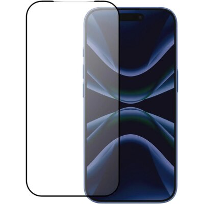 Защитное стекло PERO Full Glue Privacy для iPhone 17 Pro, черное, 2513228