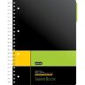 Бизнес-тетрадь SMARTBOOK А4 120л. линейка,спир,микроп,разд,карм,жел-зел, 272653