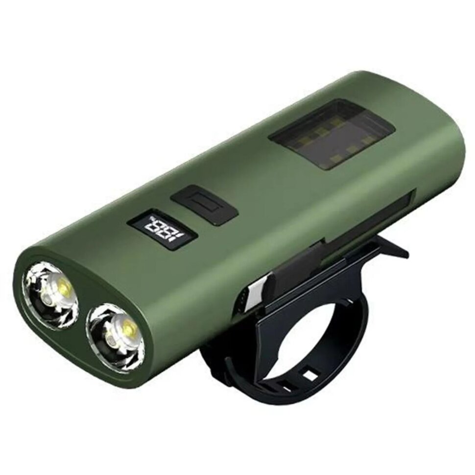 Фонарь велосипедный FOCUSray 1335 акку 2000мАН.цифровой дисплей,USB кабель, 2490216