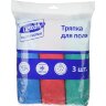 Тряпка для пола Luscan Professional из микрофибры 300г/м2 80х70см 3шт/уп, 1604412