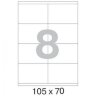 Этикетки самоклеящиеся  105х70 мм / 8 шт. на листе А4 (25л, 75191