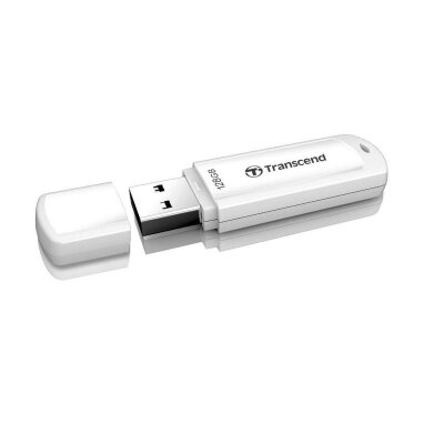 Флеш-память Transcend JetFlash 730, 128Gb, USB 3.1 G1, бел, TS128GJF730, 1206080
