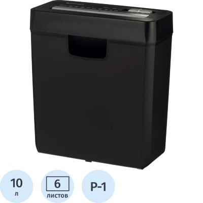 Шредер (уничтожитель) BIGTECH OS611S P-1ур.секр.,6лист.10л, 2253630