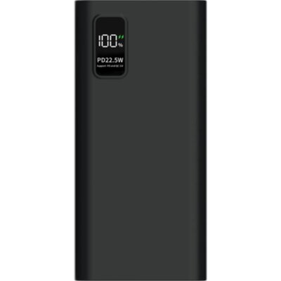 Внешний аккумулятор PERO PB07 30000 mAh,Li-Pol,output USB-C + 4USB-A,черный, 2154087