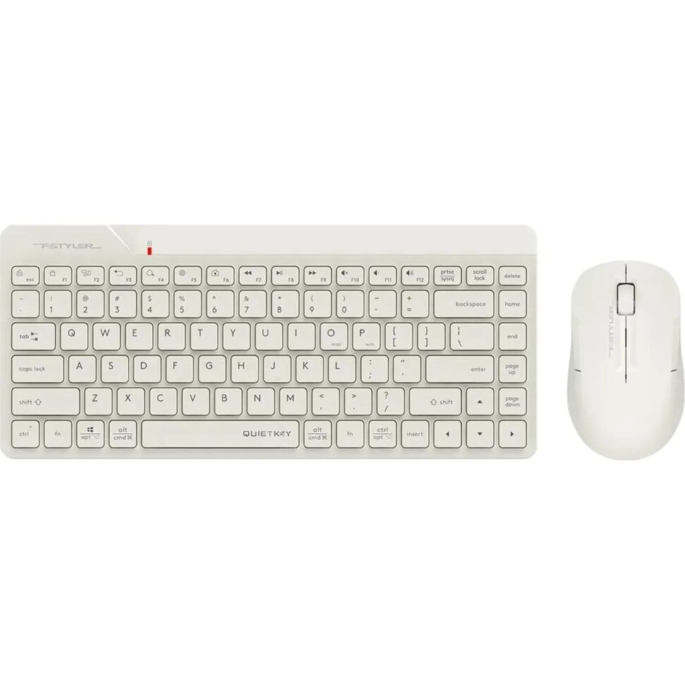 Набор клавиатура+мышь A4Tech Fstyler (FG2200 AIR2 BEIGE)беж. USB беспр.slim, 2154962