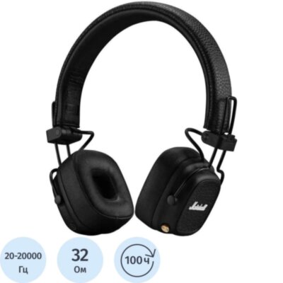 Наушники Marshall  Major V Black (1006832), 2131674
