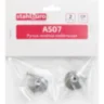 Ручка УЗК_кнопка меб. StahlBuro A507 (16656) компл-2шт CP хром, 2236427