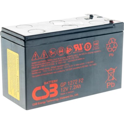 Батарея для ИБП CSB серия GP, GP1272 F2 CSB, 12В/7.2Ач, клеммы F2, 2400725